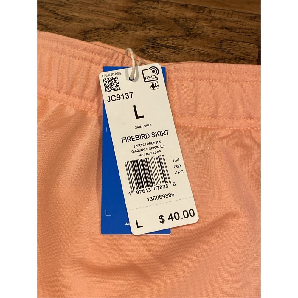 Adidas Originals Firebird Skirt JC9137 Youth Big Kids' Girls' Size Large NEW - Picture 3 of 6